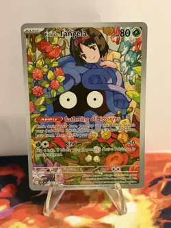 Pokemon TCG Erika's Tangela 218/217 Ascended Heroes Illustration Rare - Image 2