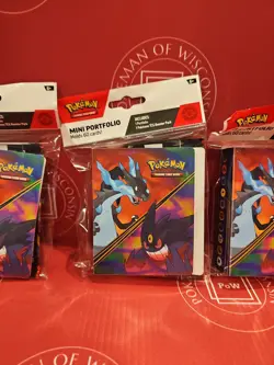 Three (3) New Sealed Pokemon Phantasmal flames mini portfolios - Image 3