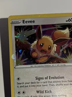 Pokemon - Eevee SWSH118 Promo NM SWIRL & HOLO BLEED - Image 4