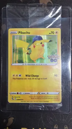 Pokemon - Pikachu 028/078 Pokemon GO SEALED HOLO BLEED - Image 1