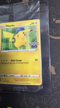 Pokemon - Pikachu 028/078 Pokemon GO SEALED HOLO BLEED - Image 2
