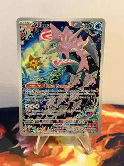 Pokemon TCG Veluza Illustration Rare SV04: Paradox Rift 192/182 NM - Image 2