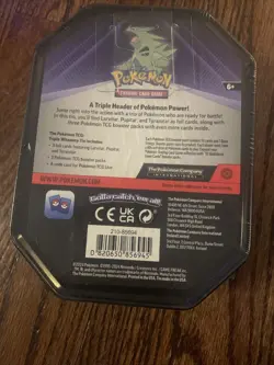 Pokemon TCG: Tyranitar Triple Whammy Collectors Tin NEW Factory Sealed - Image 2