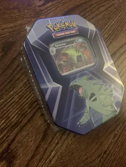 Pokemon TCG: Tyranitar Triple Whammy Collectors Tin NEW Factory Sealed - Image 3