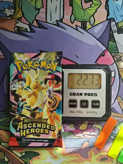 🎊HEAVY! 22.73g 🌟🌟🌟Pokemon TCG Ascended Heroes🌟🌟Booster Pack (SEALED)🍀 - Image 1