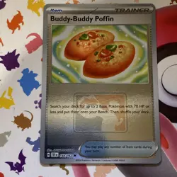 Buddy-Buddy Poffin 144/162 Reverse Holo Play! Prize Pack Series Pokemon TCG - Image 1