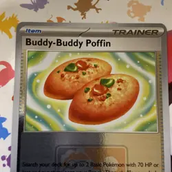 Buddy-Buddy Poffin 144/162 Reverse Holo Play! Prize Pack Series Pokemon TCG - Image 3