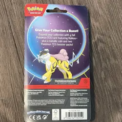 2025 Pokemon Mega Evolution – Raikou Sealed 2 Booster Blister Pack with coin - Image 2
