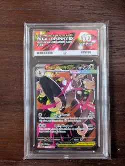 Mega Lopunny Ex 128/094 Phantasmal Flames Special Rare Pokemon Ace Grade 10 Gem - Image 1