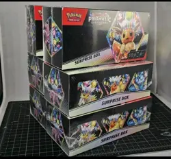 Lot of (6) Pokemon Scarlet & Violet Prismatic Evolutions Surprise Box Sealed/New - Image 3
