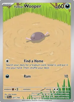 Paldean Wooper 221/193 Paldea Evolved PAL Illustration Rare mint 221 Pokemon - Image 1