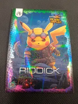 Riddick (Pikachu) #79 - Galaxy Holo - Electric Pikachu Cosplay - Pokemon - Image 1