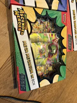 Pokemon: Ascended Heroes Meganium Emboar Feraligatr EX Box (Set Of 3) - New - Image 2