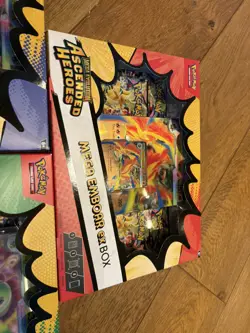 Pokemon: Ascended Heroes Meganium Emboar Feraligatr EX Box (Set Of 3) - New - Image 4