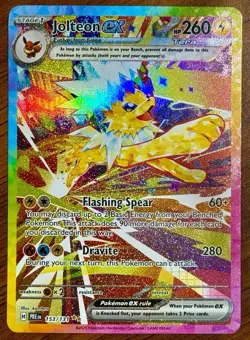 Jolteon ex 153/131 Sv: Prismatic Evolutions Holo NM-MT SIR Full Art Tera Pokemon - Image 1