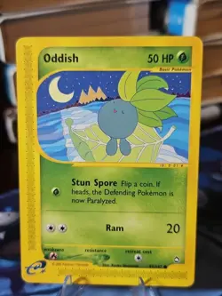 Pokemon Oddish 97/147 - Aquapolis Set - 50 HP - Common - Regular - 2002 - Image 1