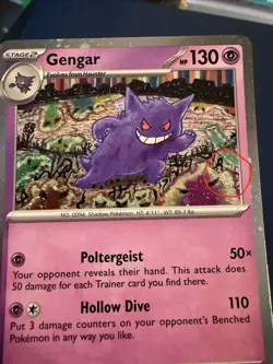 Gengar 094/165 Cosmos Holo Pokemon 151 SWSH Sam’s Club Exclusive-2 SWIRLS - - Image 3