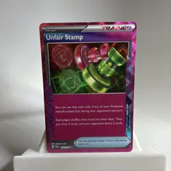 Pokemon TCG Unfair Stamp 165/167 - Twilight Masquerade ACE SPEC Rare Holo - Image 2