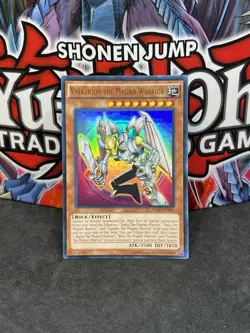 YuGiOh Valkyrion the Magna Warrior Ultra Rare 1st Edition YGLD-ENB01 LP - Image 1