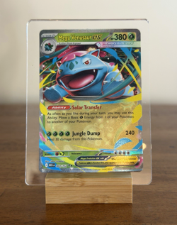 Pokemon Mega Venusaur ex 003/132 Me01: Mega Evolution Double Rare Holo - Image 1