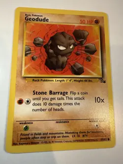 Pokemon TCG | Geodude - 47/62 | Fossil Set Regular | LP - Image 2