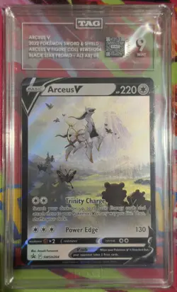 Arceus V - SWSH204 Sword & Shield Promo Alt Art Holo TAG 9 2022 Pokemon TCG - Image 1