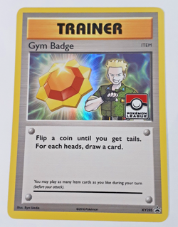 Pokemon Gym Badge Lt. Surge Black Star Promo XY205 Thunder Badge NM see photos! - Image 2