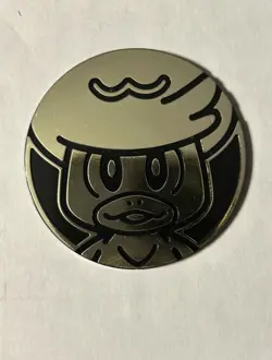 Pokemon Quaxly Coin Paldea Evolved Promo Token Coin NM - Image 1