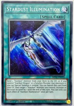 MP22-EN153 Stardust Illumination - Rare 1st Edition Near Mint YuGiOh Card - Image 1