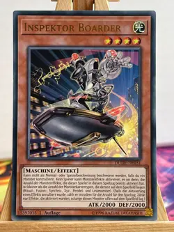 Inspektor-Boarder DUDE-DE031 Ultra Rare NM Deutsch YUGIOH - Image 1