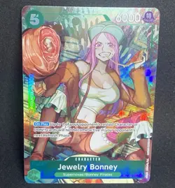 One Piece Jewelry Bonney OP07-026 SR Alt Art Parallel 500 Years in the Future - Image 1