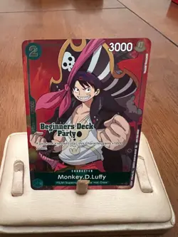 One Piece Winner Card Monkey.D.Luffy Beginners Deck Party ST16-005 Foil - Image 1