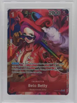 2023 One Piece TCG Awakening of the New Belo Betty Alternate Art OP05-015 PSA 10 - Image 2