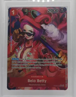 2023 One Piece TCG Awakening of the New Belo Betty Alternate Art OP05-015 PSA 10 - Image 4