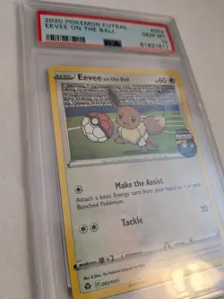 Eevee On The Ball Futsal Football 2020 PSA 10 Gem Mint Graded Pokemon Tcg Card - Image 4