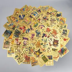 55 PCS Cards Packs Vmax V EX GX Rare Golden Cards TCG Deck Box Kids Foil Card - Image 3