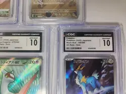 Pokemon TCG Lot Of 5 Graded Cards CGC 10 - Image 3