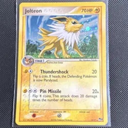 Jolteon (Holo Rare) 003/017 POP Series 3 2006 Stage 1 70HP Pokemon Card - Image 1