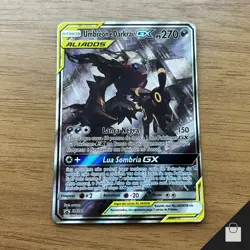 Umbreon & Darkrai GX SM241 Holo Pokemon Sun & Moon SM241/250 Brazilian Card MP - Image 1