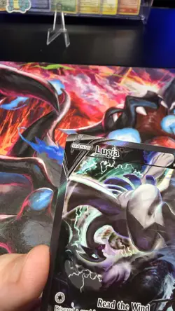 Lugia V Alt Art 186/195 Swsh12 Silver Tempest Holo Pokemon Card. No white - Image 4