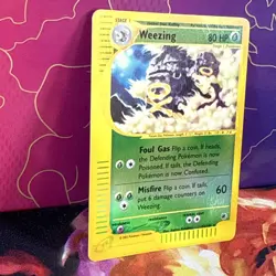 Pokemon TCG Weezing 32/165 Expedition 2002 Reverse Holo Rare E-Series Card - Image 3