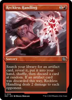Reckless Handling (Foil Etched) -Foil Near Mint MTG - Image 1