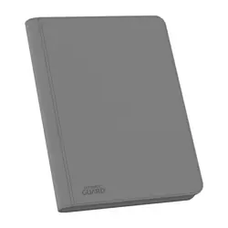 Ultimate Guard Grey ZipFolio 360 18-Pocket XenoSkin Sport TCG Collectable Cards - Image 1