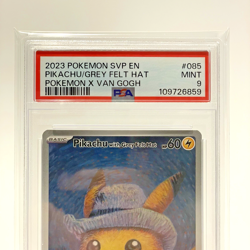 PSA 9 Van Gogh Pikachu With Grey Felt Hat 2023 SVP #085 Promo Pokemon Card Mint - Image 3