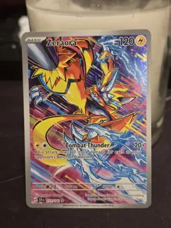 Zeraora 151/142 Stellar Crown Illustration Rare Card Near Mint Condition - Image 1