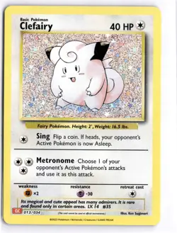 Clefairy Classic Collection Trading Card Game Classic 013/034 NM - Image 1