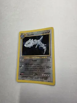 Steelix Holo Rare card from the Neo Genesis set - Image 1