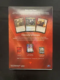 Magic the Gathering Commander Exquisite Invention Factory Sealed (Damaged Box) - Image 2