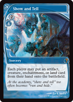 Show and Tell (REGULAR) x1 - MTG Mystery Booster 2 MB2 #171 - Image 1