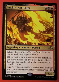 MTG, MAGIC: IMSKIR IRON-EATER, MH3, COMMON, REGULAR FINISH, NM, 0189 - Image 1